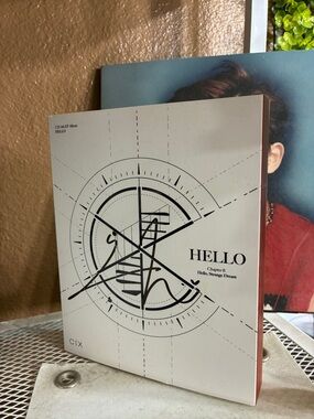 KPOP CIX 'HELLO' Album - White with Red Spine